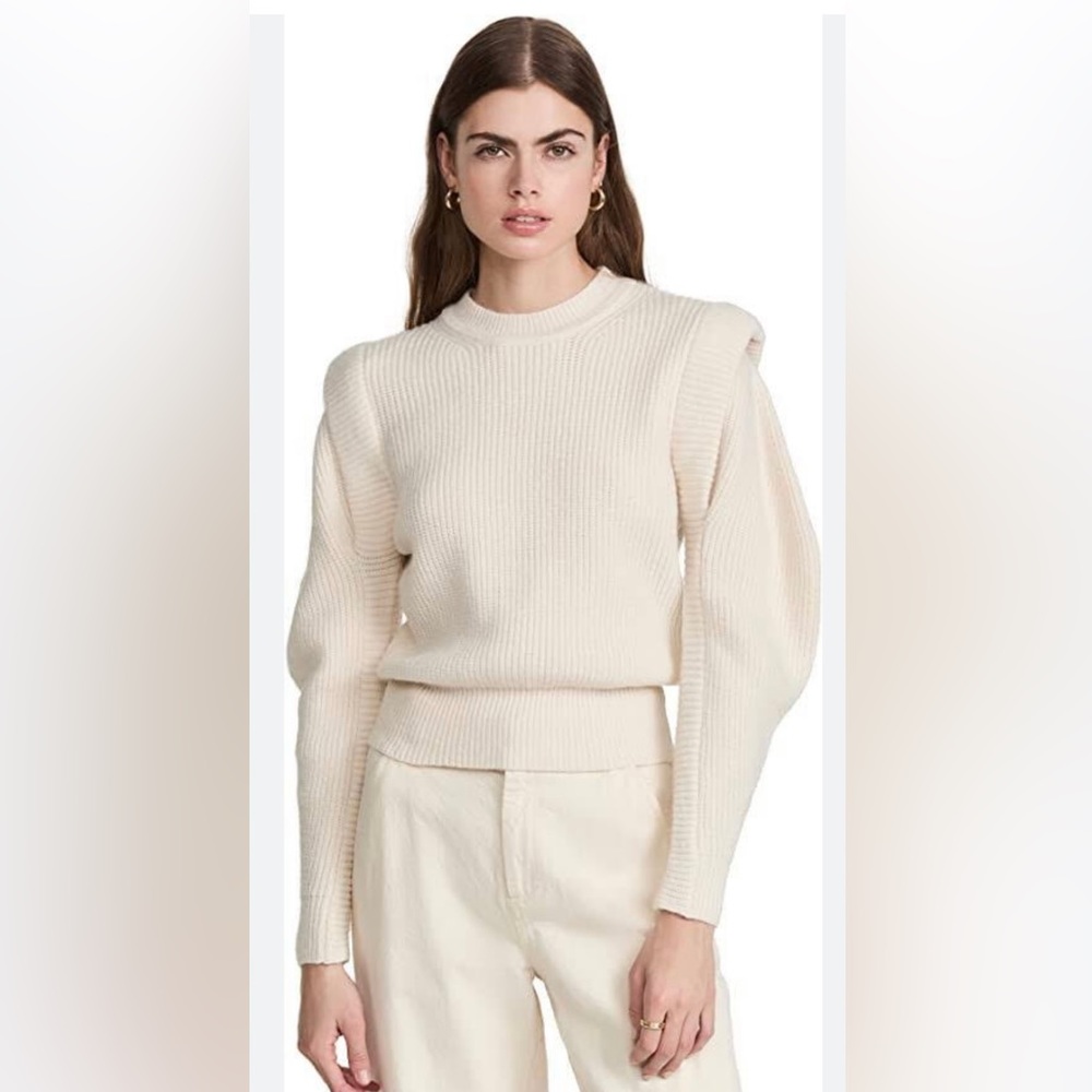 NWOT ASTR The Label “Romina” Sweater in cream/white